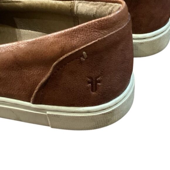 Frye Women's Ivy Slip-On Sneakers Cognac size 10 - Picture 8 of 12